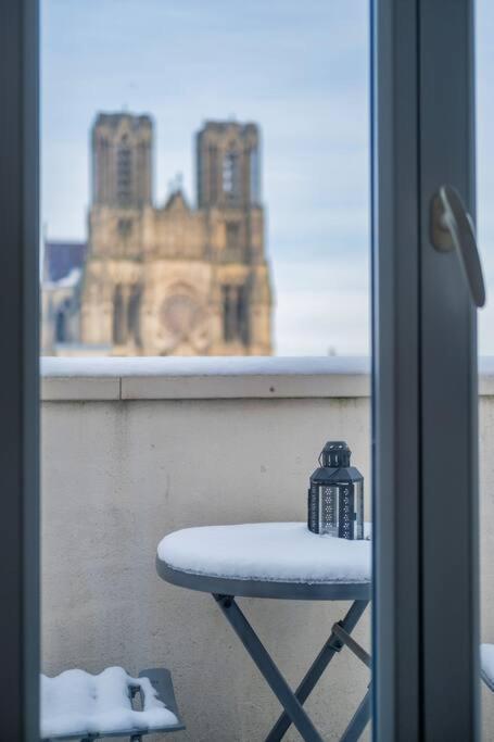 Le Clovis - Cathedrale Lejlighed Reims Eksteriør billede